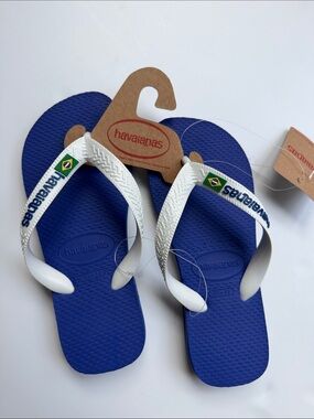 Havaianas Brasil Logo Flip Flop Size 31-32